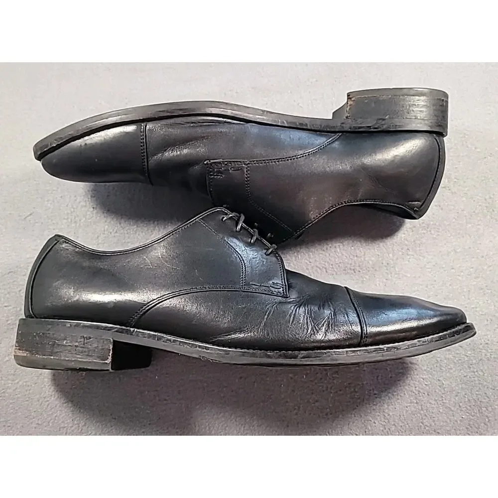 Cole Haan Men's Lenox Hill Cap Toe Oxford Shoes Black Size 11.5M C11630